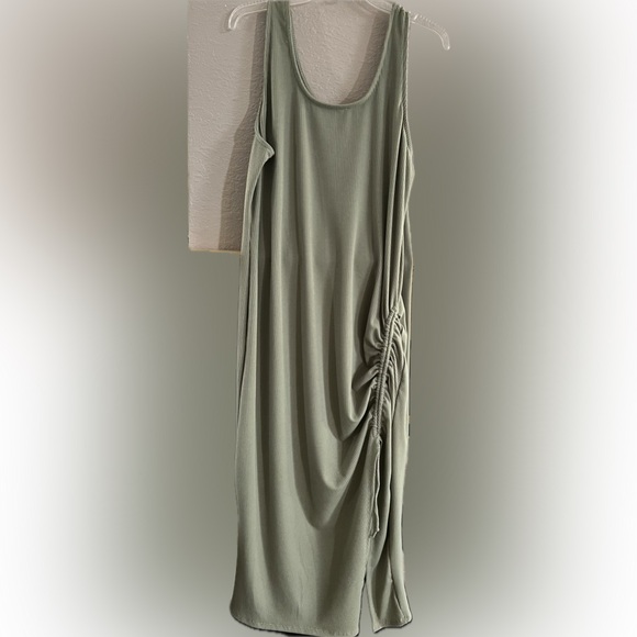 Kylie Paige sage green sundress size XL NWT RIBBED KNIT - Picture 1 of 7